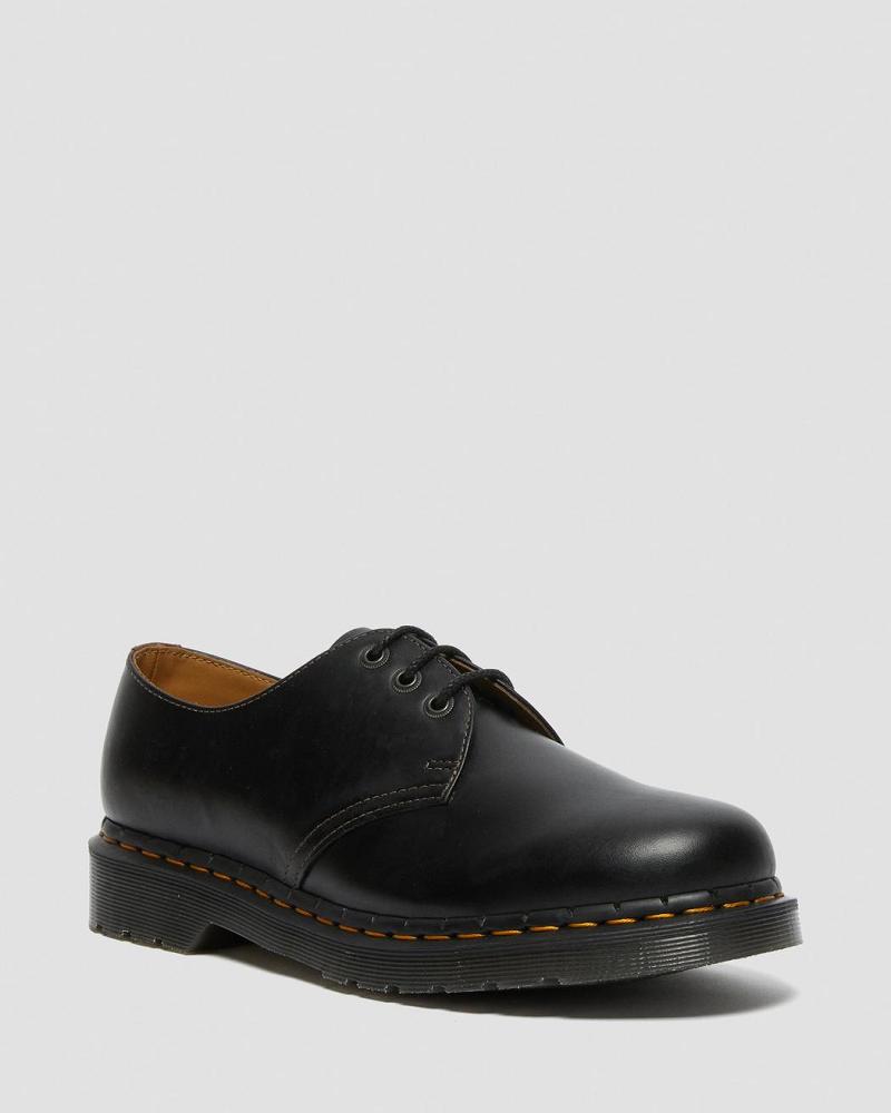 Dr Martens 1461 Men\'s Abruzzo Leren Oxford Schoenen Heren Zwart Bruin | NL 217RVD